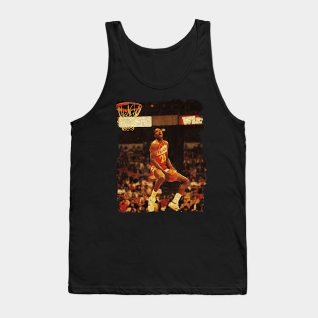 Dominique Wilkins Also Known As in The 1988 NBA Slam Dunk Contest Tank Top by Omeshshopart